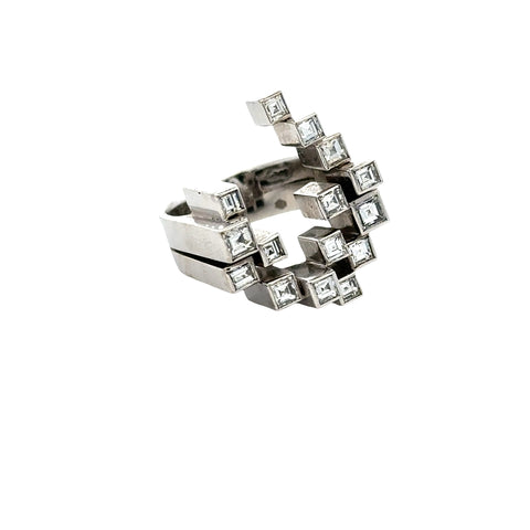 18Kt White Gold Diamond Ring