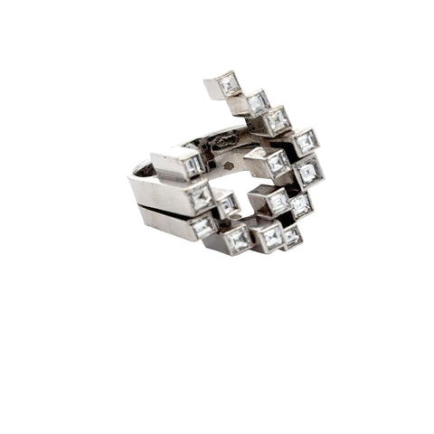 18Kt White Gold Diamond Ring