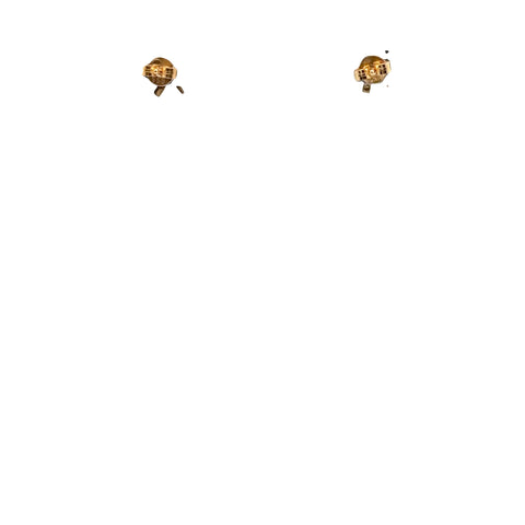 Tiffany & Co. 18Kt Yellow Gold Paloma Picasso's Graffiti "X" Stud Earrings