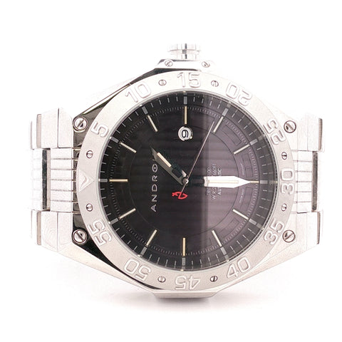 Android Enterprise T100 Automatic Ref. AD670 Stainless Steel Black Dial 52mm Watch