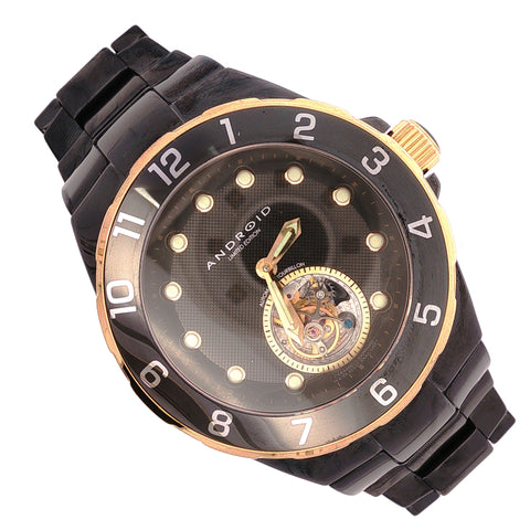 Android Hercules Automatic Tourbillon Ref. AD650 Ceramic Black Dial 50mm Watch Ltd. Ed. 16/500