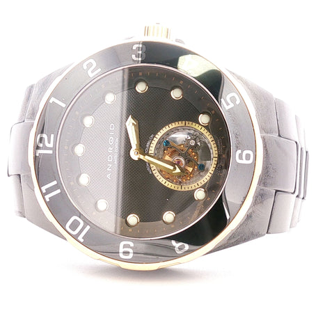 Android Hercules Automatic Tourbillon Ref. AD650 Ceramic Black Dial 50mm Watch Ltd. Ed. 16/500