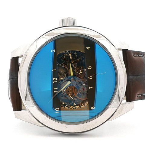 Android Horizon Automatic Ref. AD574 Stainless Steel & Leather Skeleton Dial 48mm Watch