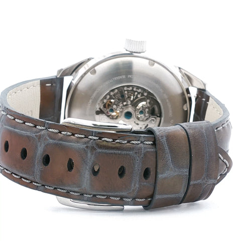 Android Horizon Automatic Ref. AD574 Stainless Steel & Leather Skeleton Dial 48mm Watch